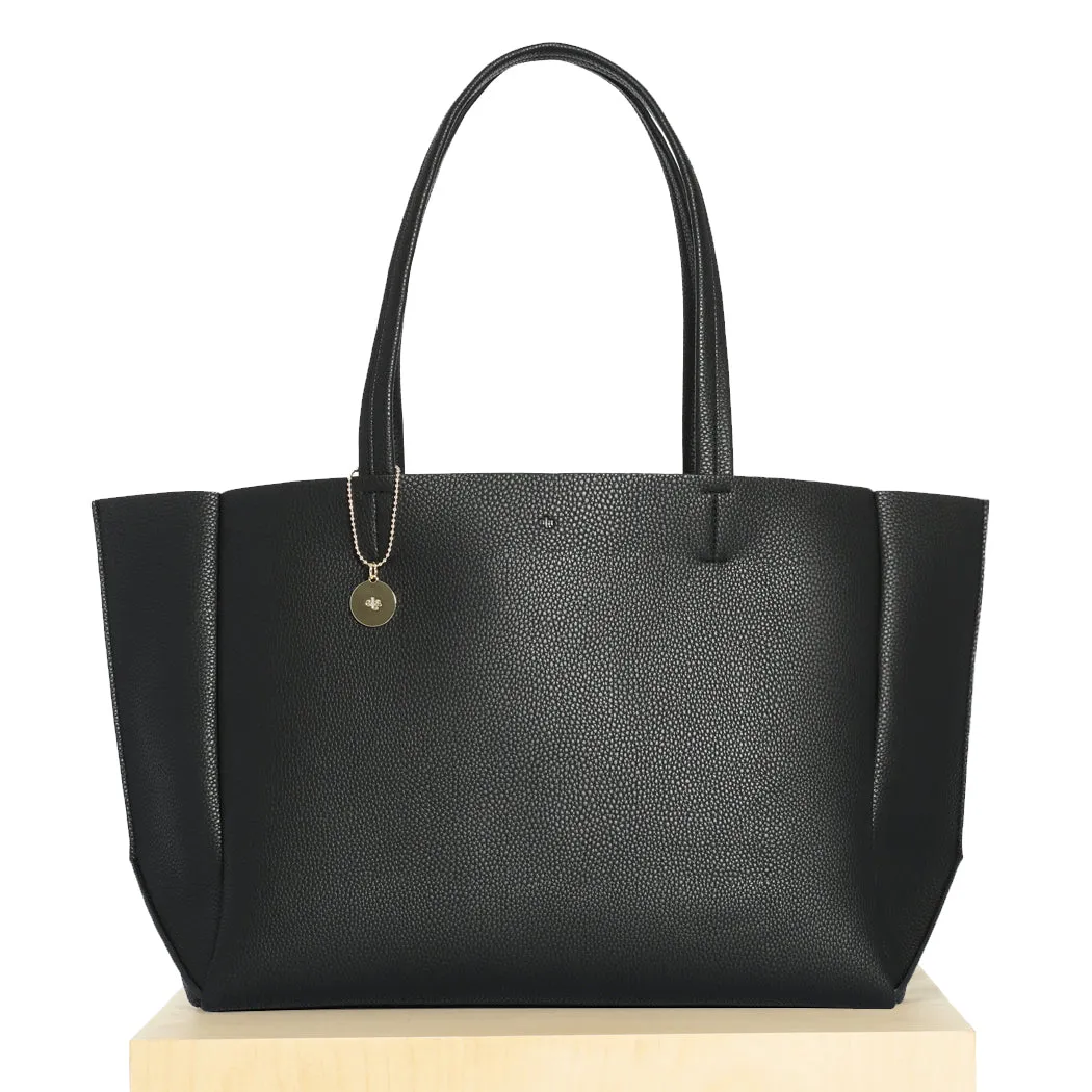 Catch All Tote – Black Pebble sold by ELA