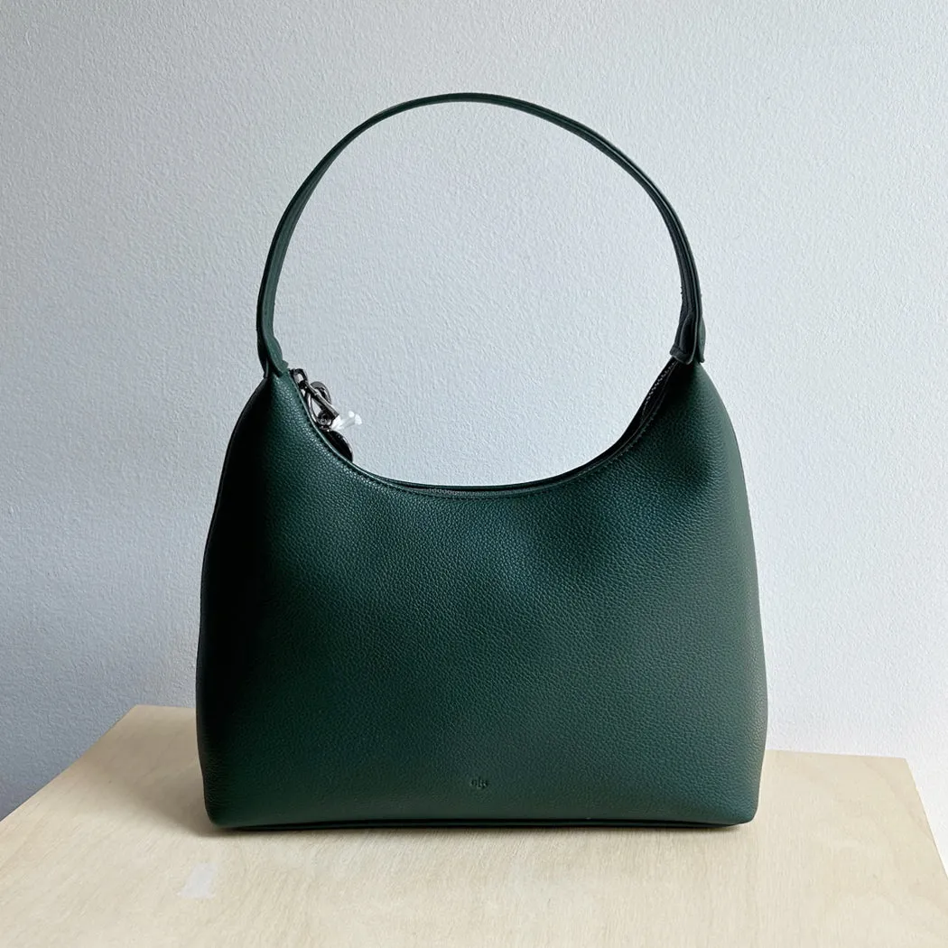 Marlo Bag - Dark Green Pebble Sample Sale sold by ELA