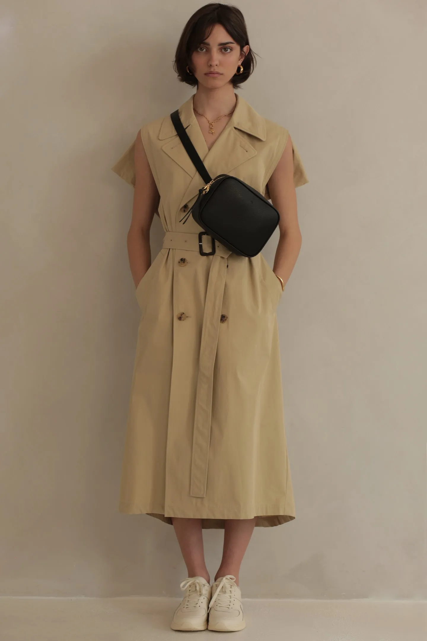 Belt Bag – Black Pebble with Gold Hardware sold by ELA product image thumbnail 3