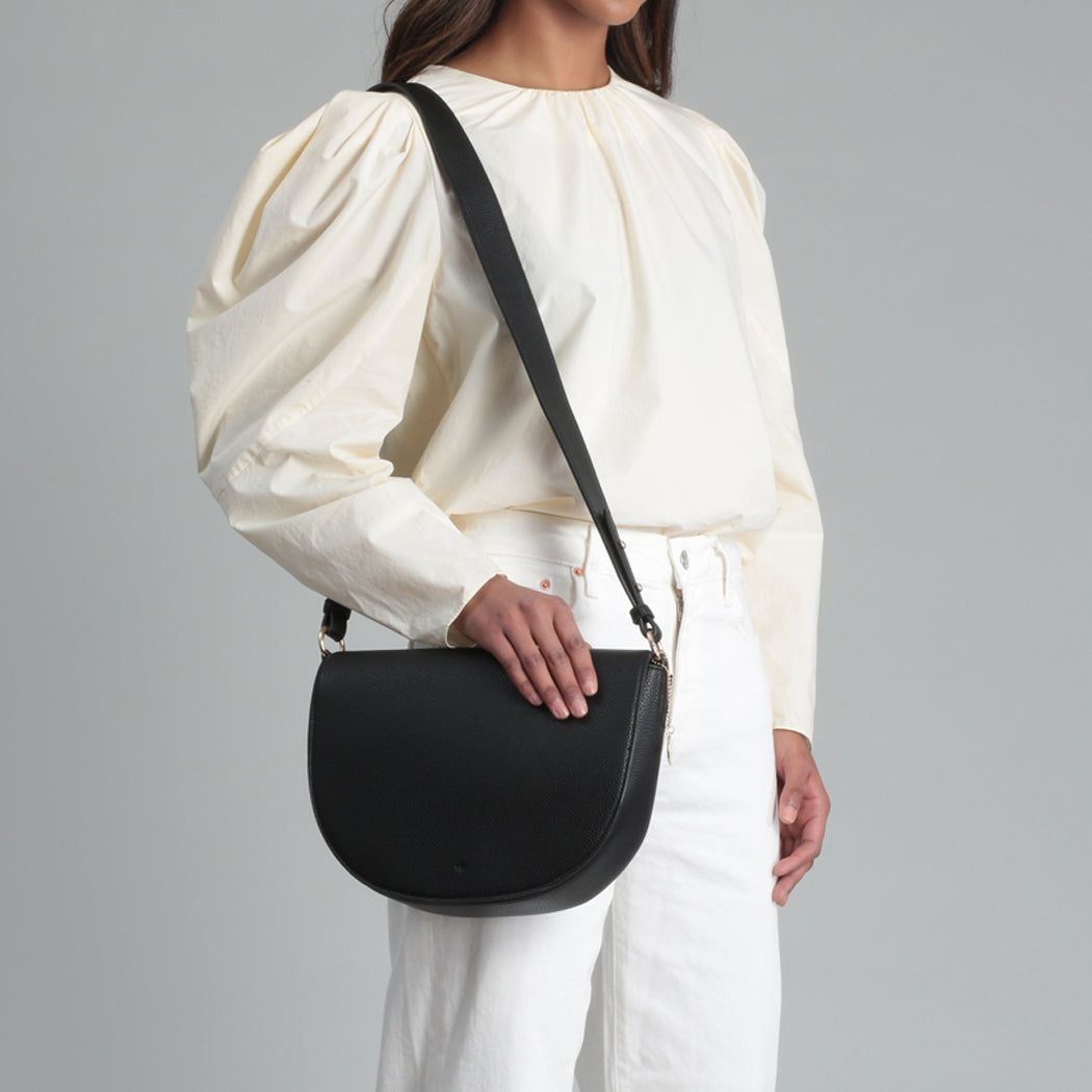 Saddle Bag - Black Pebble sold by ELA product image thumbnail 2