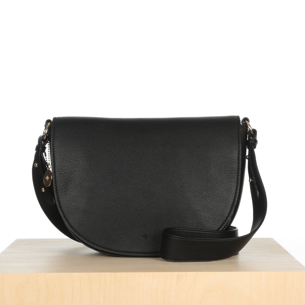 Saddle Bag - Black Pebble sold by ELA