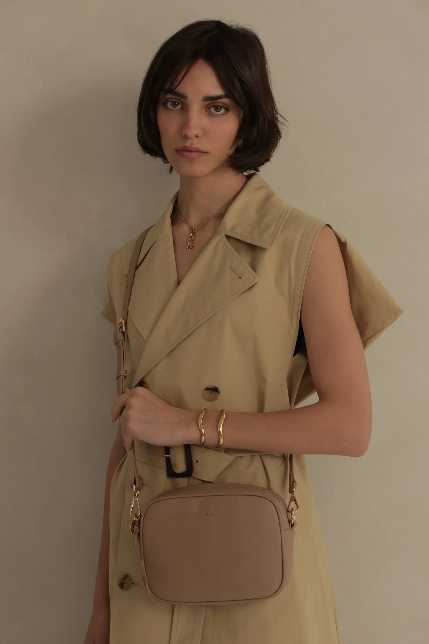 Muse Bag - Beige Pebble sold by ELA product image thumbnail 2