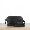 Micro Belt Bag – Black Croc SM sold by ELA