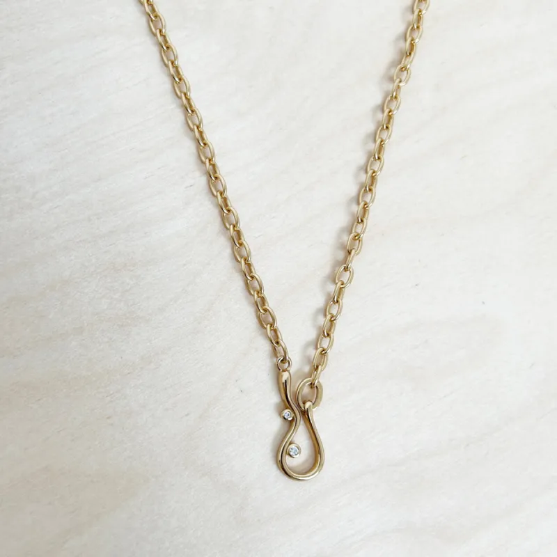 Flow necklace with stone detail - SAMPLE SALE sold by ELA