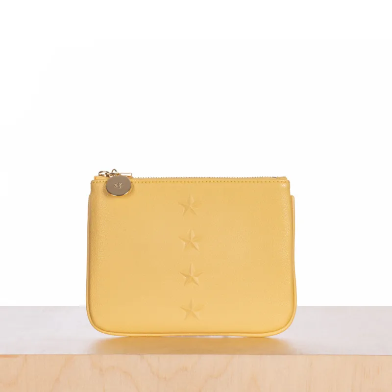 Star Wallet - Yellow Pebble sold by ELA