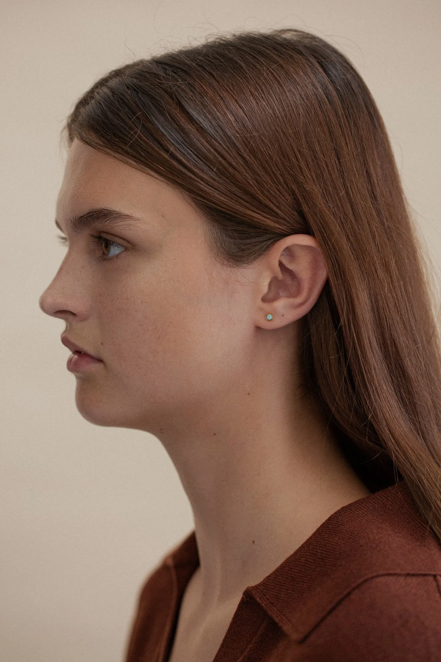 Mini Opal Stud Earrings sold by ELA product image thumbnail 3