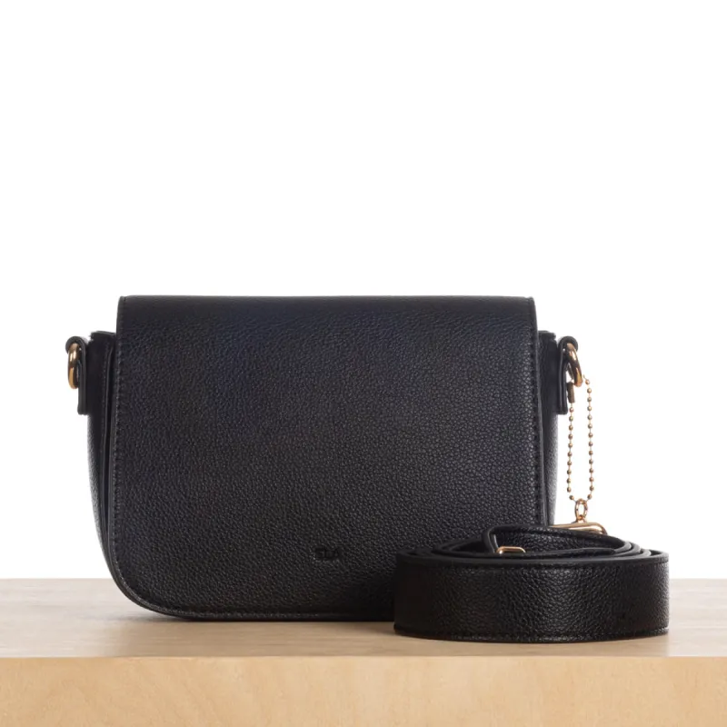 Compact Satchel - Black Pebble sold by ELA