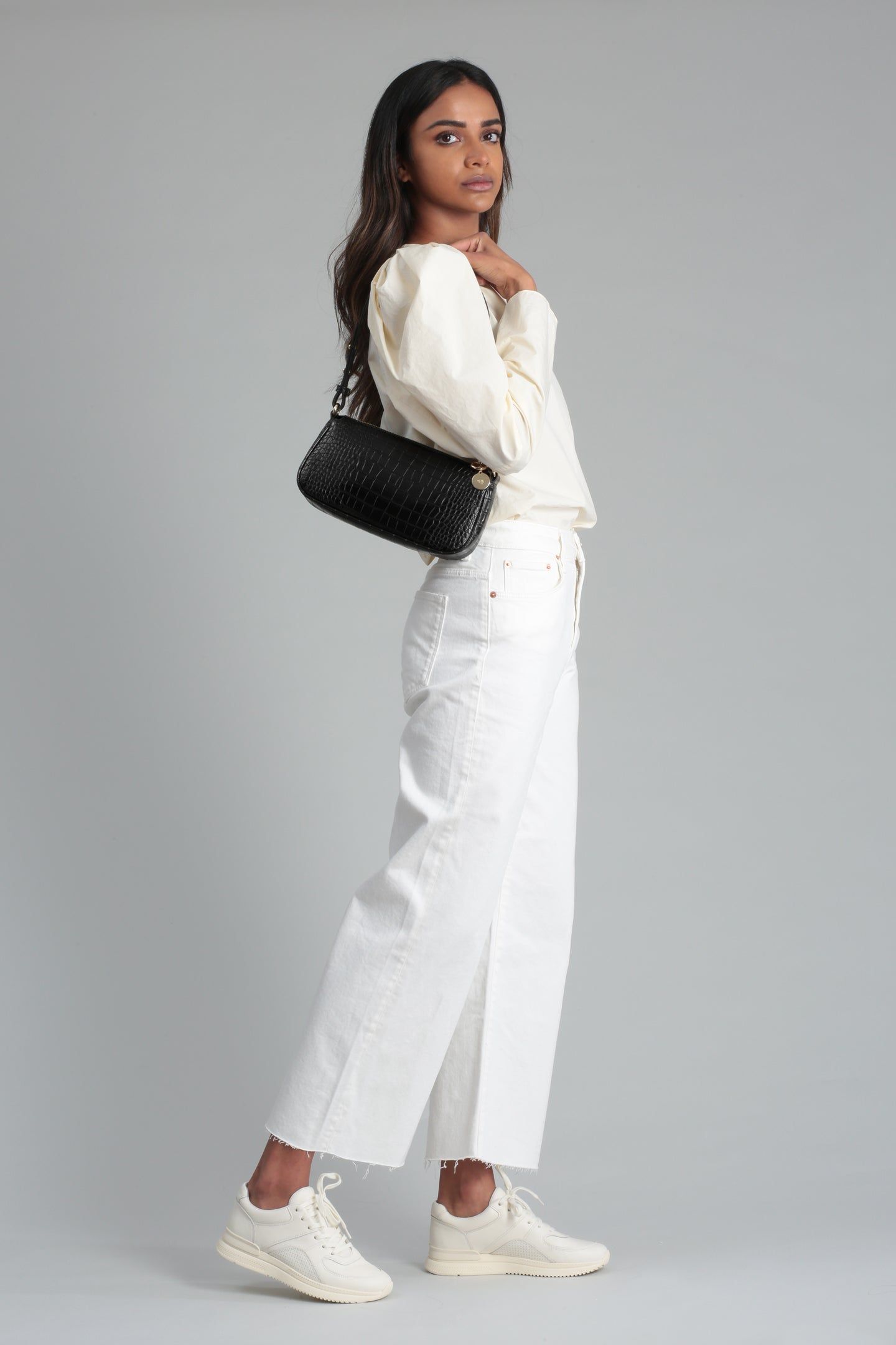 Free Fayette Shoulder Bag – Black Croc Effect sold by ELA product image thumbnail 4