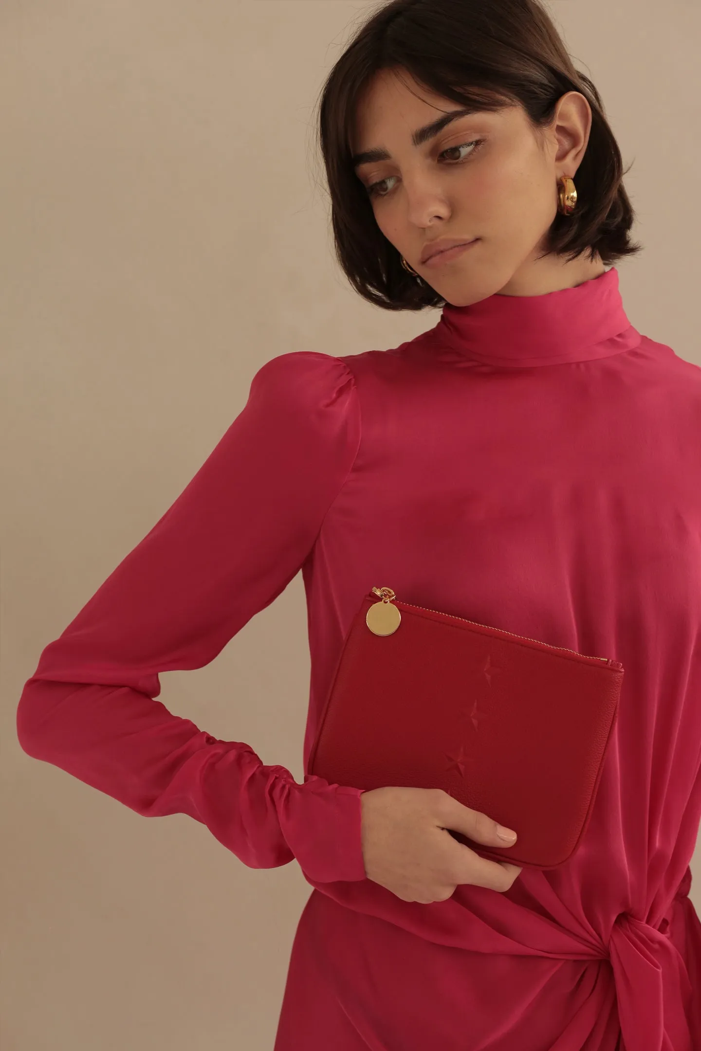 Star Clutch - Red Pebble sold by ELA product image thumbnail 2