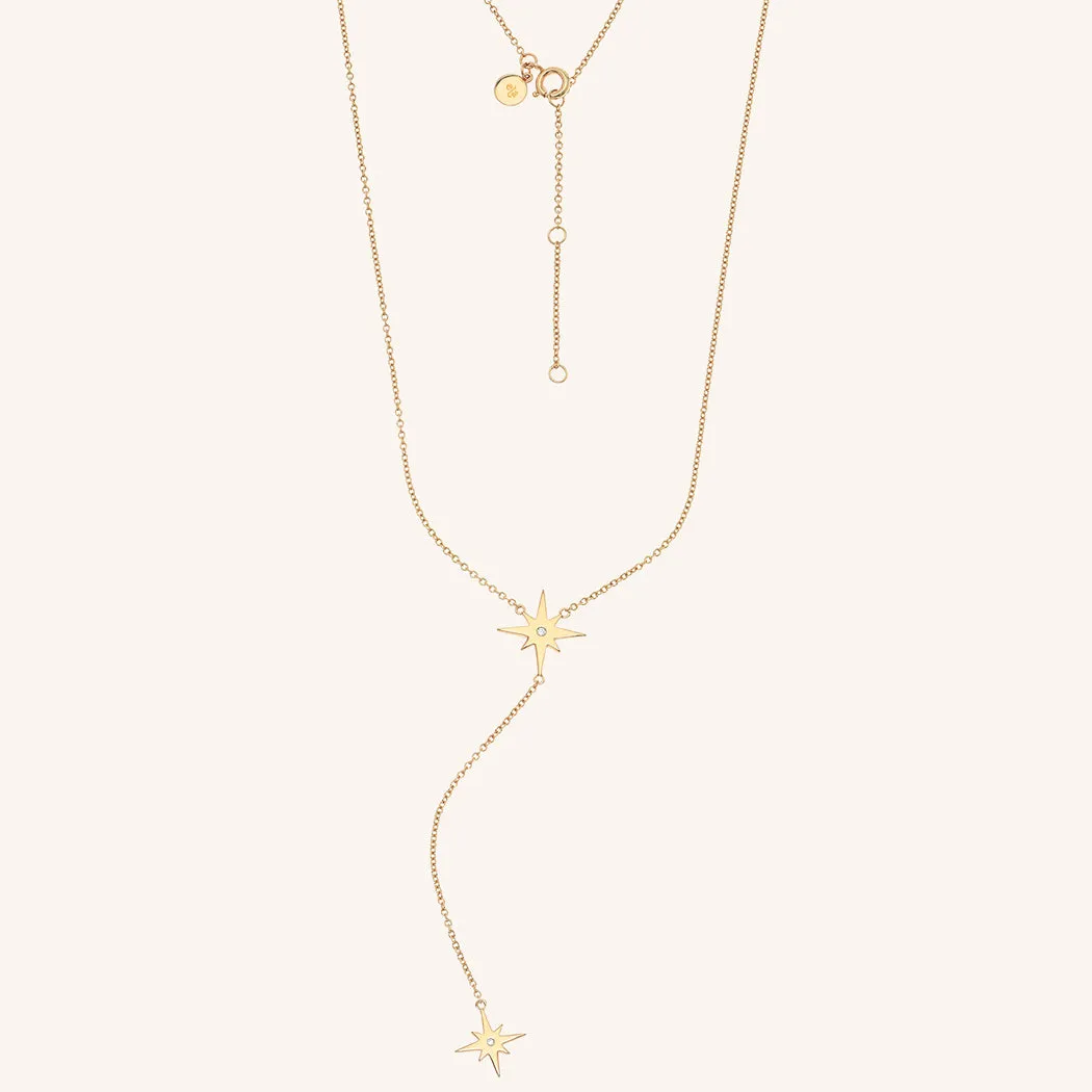 ela x Vanessa Giuliani ~ Star Lariat Necklace sold by ELA