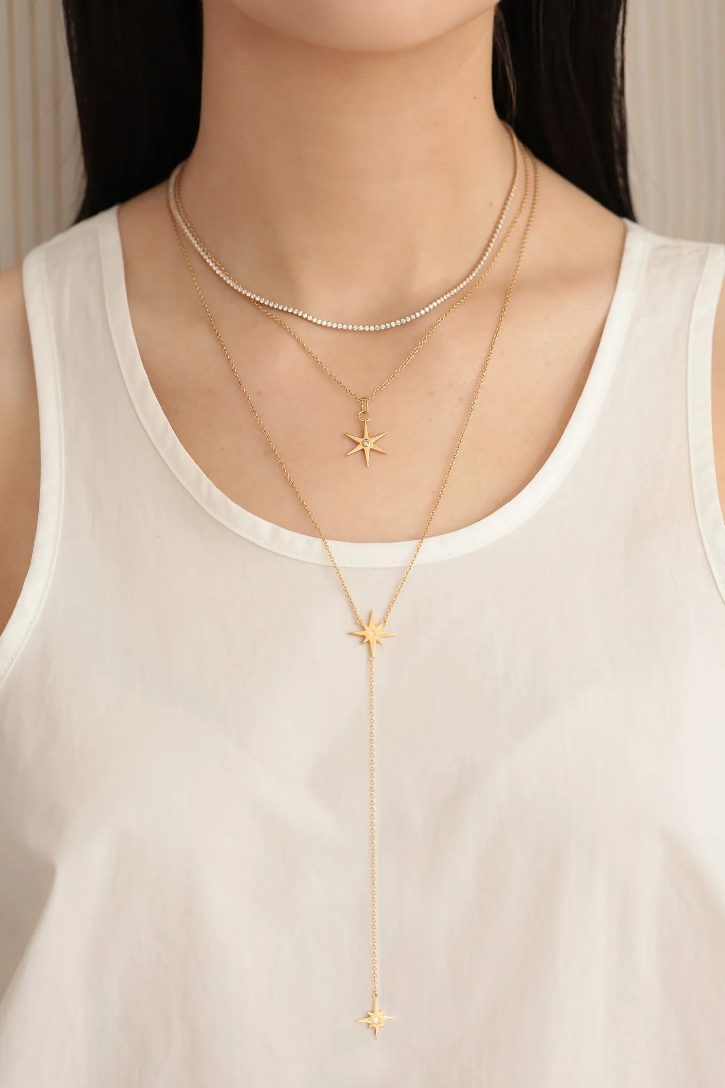 ela x Vanessa Giuliani ~ Star Lariat Necklace sold by ELA product image thumbnail 5