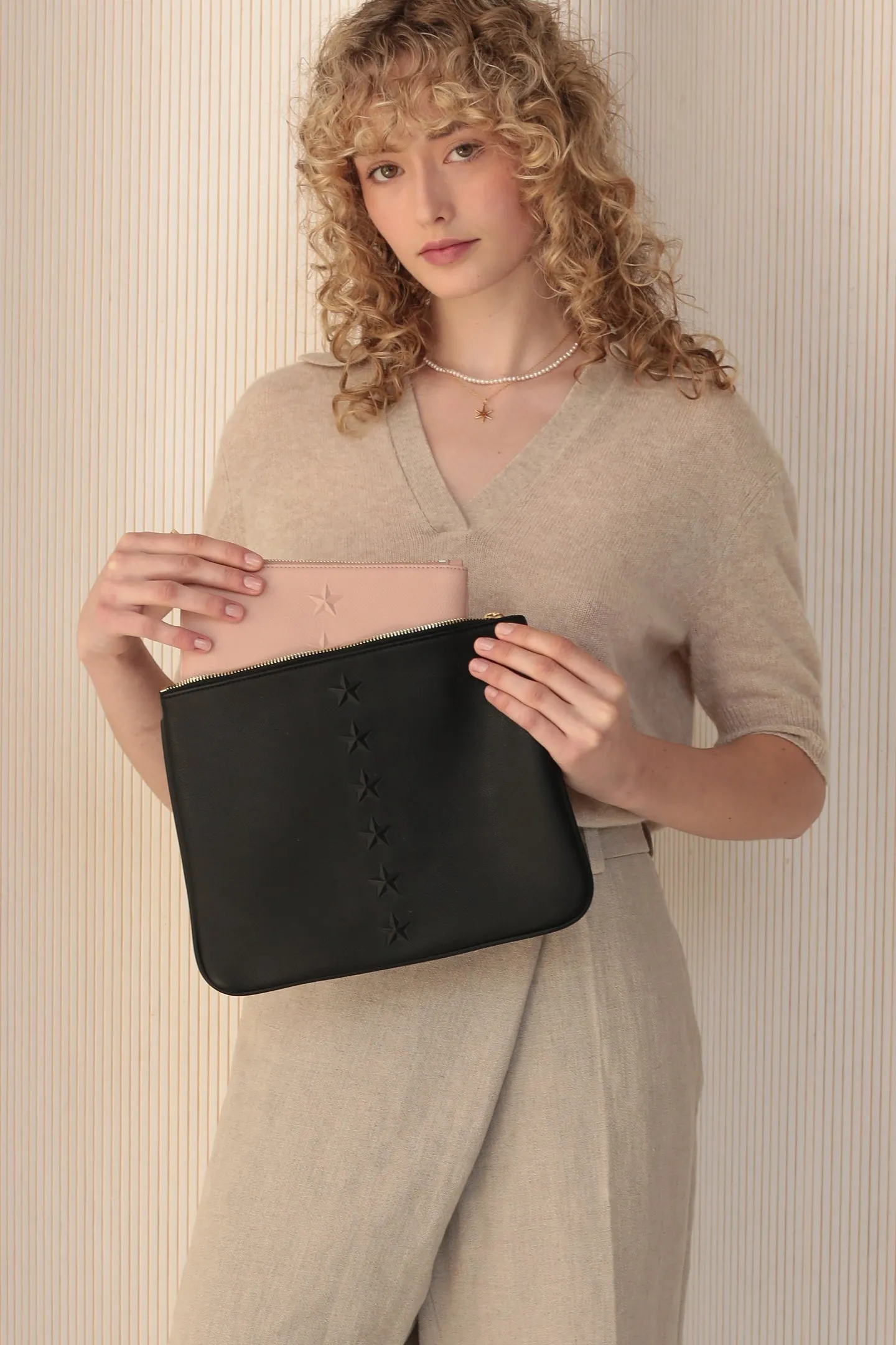 Star Editor's Pouch - Black Pebble sold by ELA product image thumbnail 4