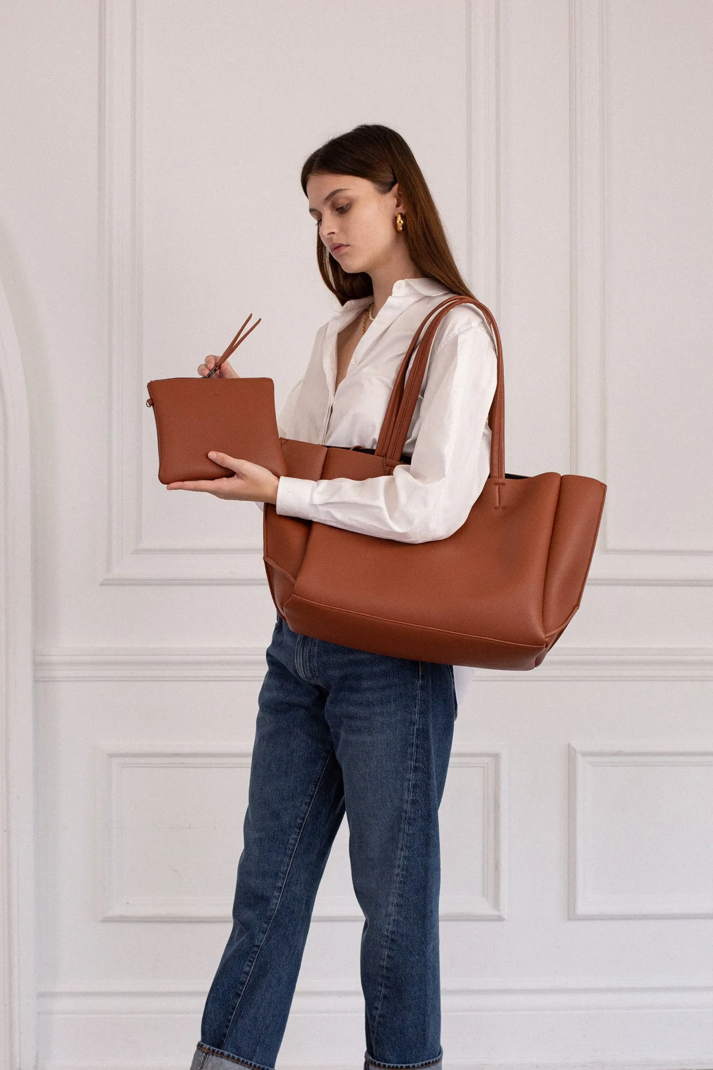 Catch All Tote – Walnut Pebble sold by ELA product image thumbnail 2