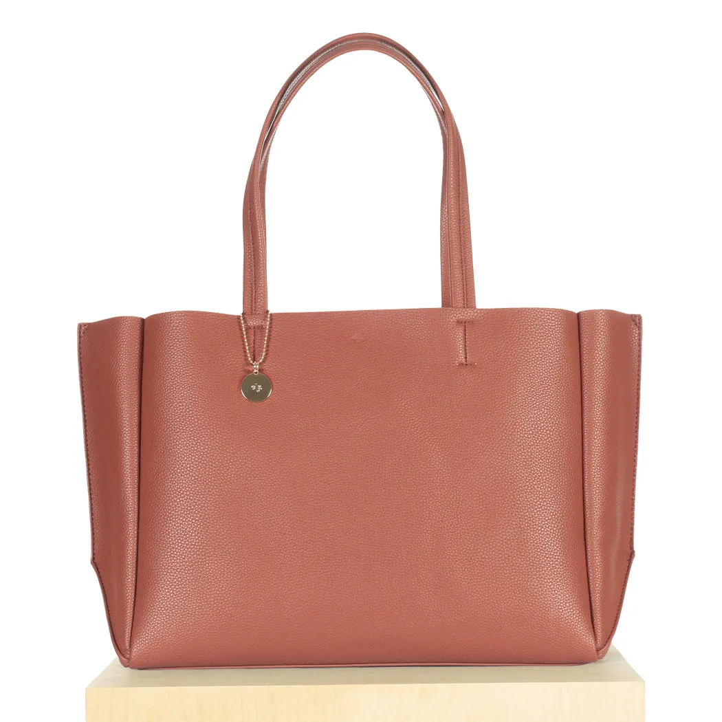 Catch All Tote – Walnut Pebble sold by ELA