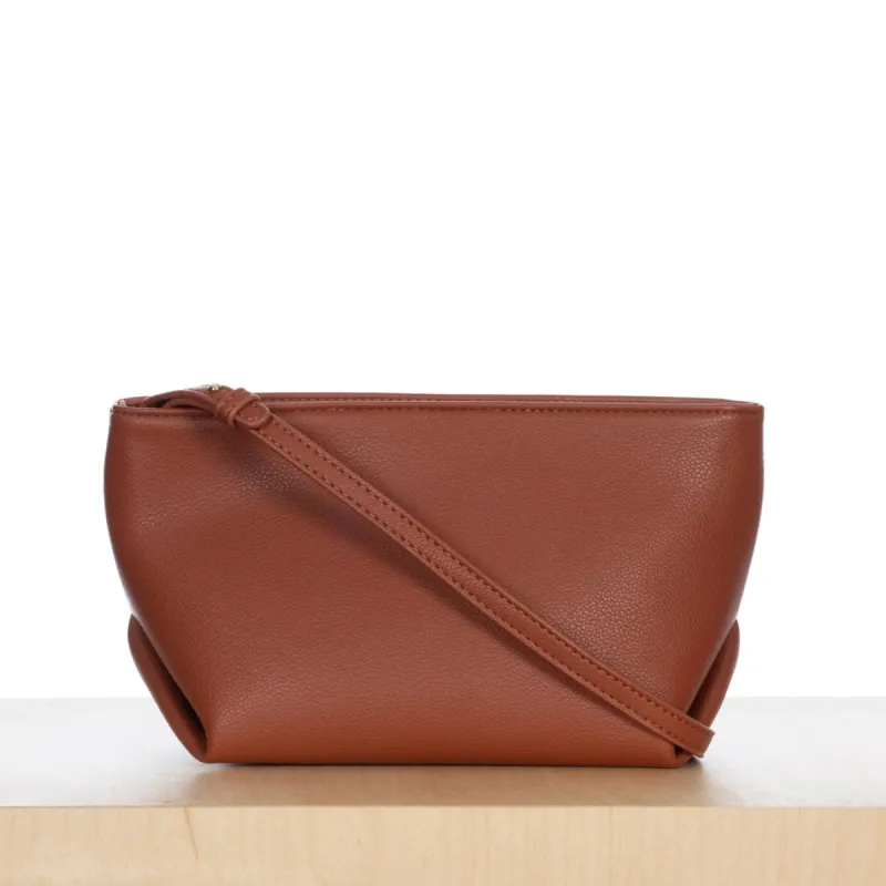 Fiona Bag – Walnut Pebble sold by ELA