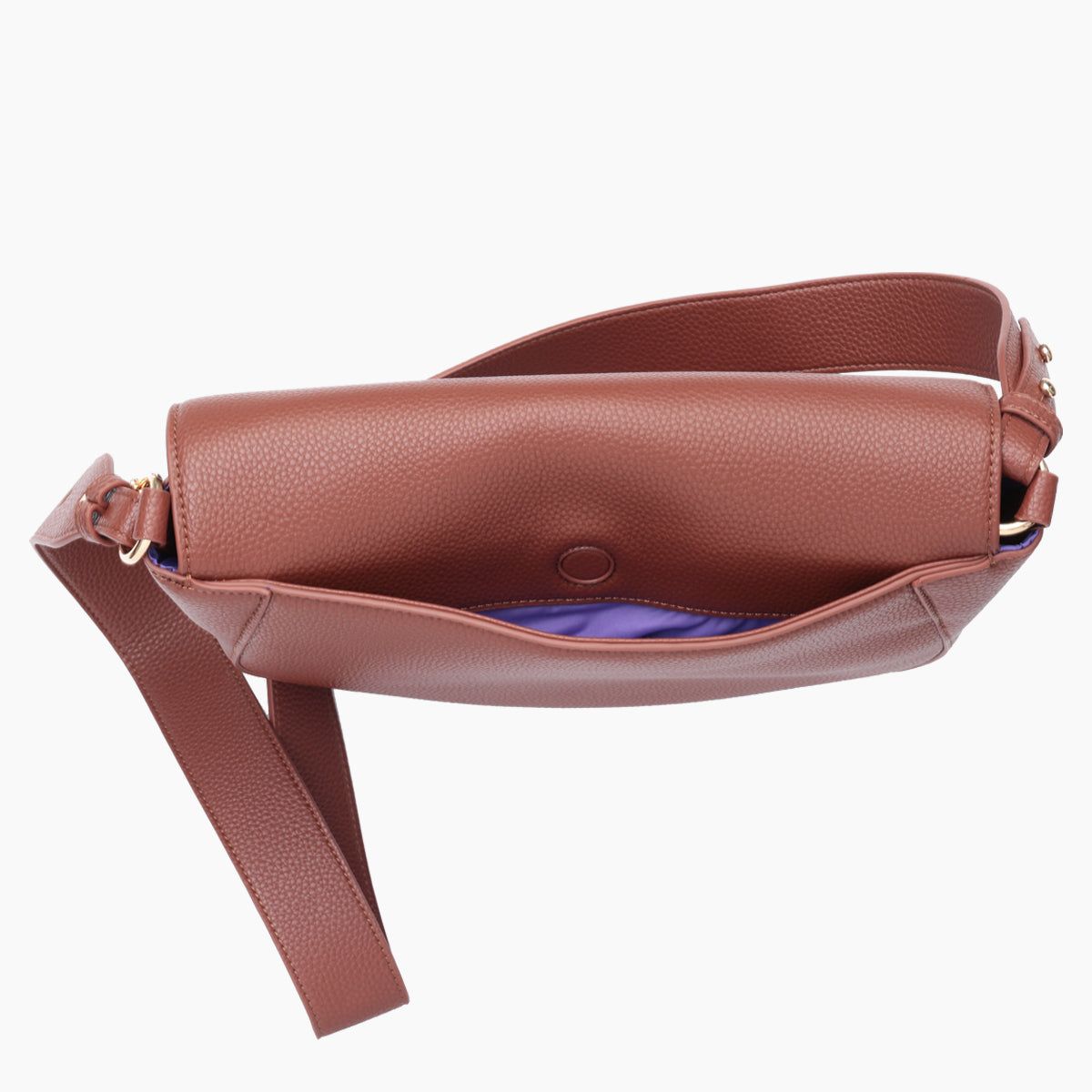 Saddle Bag - Walnut Pebble (Brick Pebble) sold by ELA product image thumbnail 3