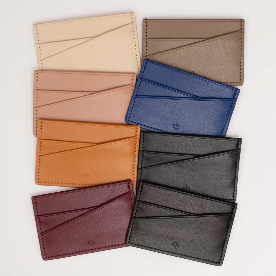 Apple Leather Card Holder - Tan sold by ELA product image thumbnail 4