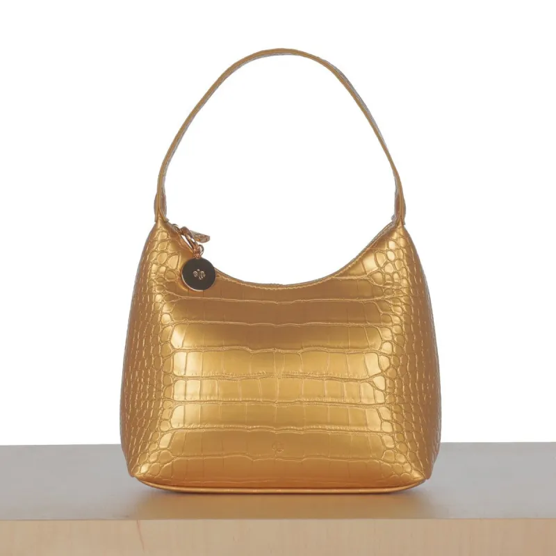 Free Mini Marlo - Gold Croc Effect made by ELA