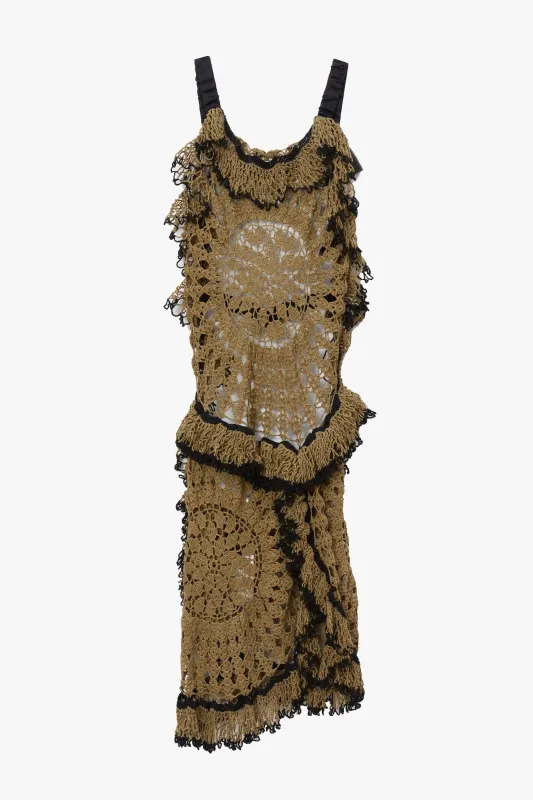 Trio Web Dress made by Diotima