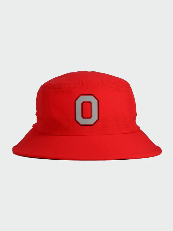 Cool One UPF Bucket Hat / Ohio State Buckeyes sold by BCKR