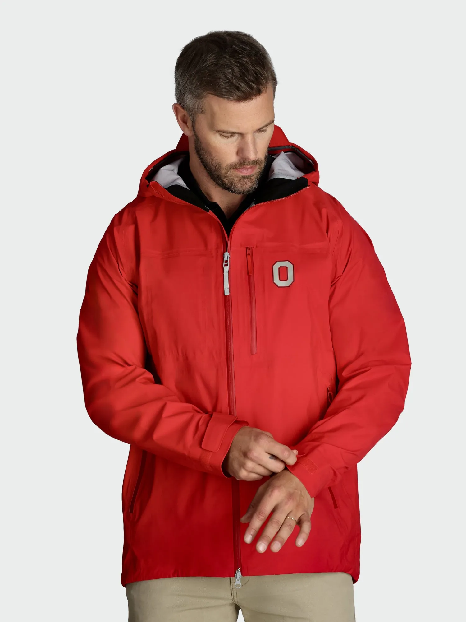 Dry One Waterproof Coat / Ohio State Buckeyes / Scarlet sold by BCKR product image thumbnail 2