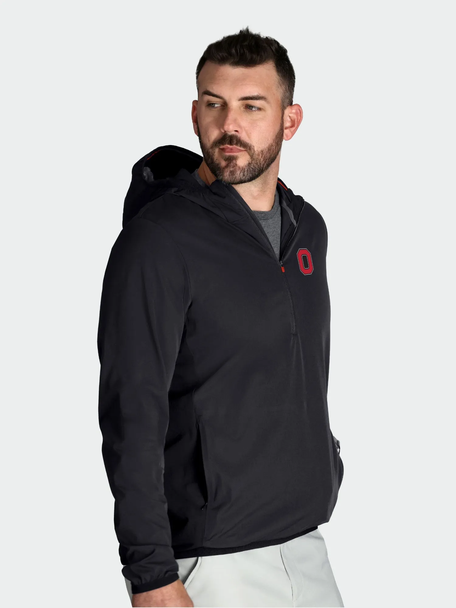 Cool One UPF Pullover / Ohio State Buckeyes / Black sold by BCKR product image thumbnail 2