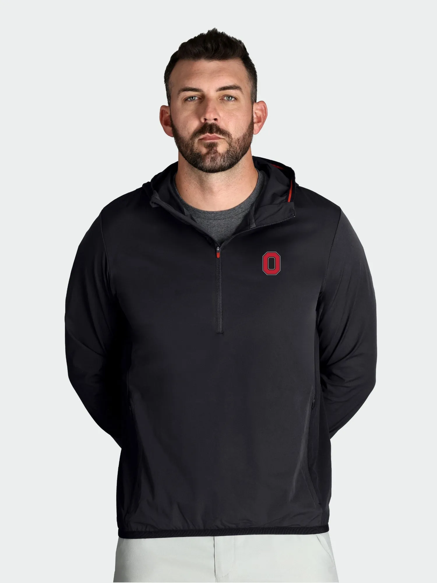 Cool One UPF Pullover / Ohio State Buckeyes / Black sold by BCKR