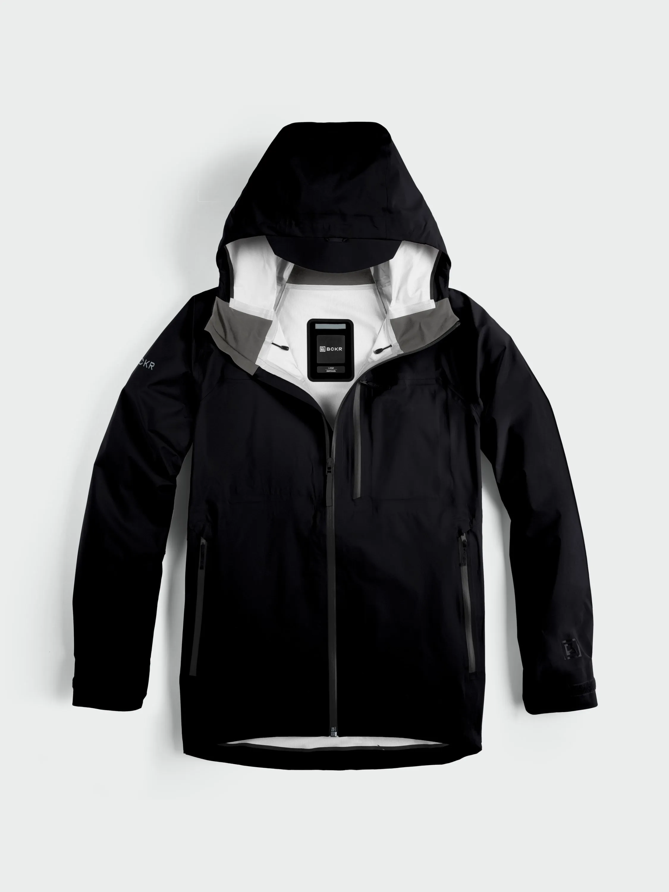 Dry One Waterproof Coat / BCKR Core / Onyx Black sold by BCKR