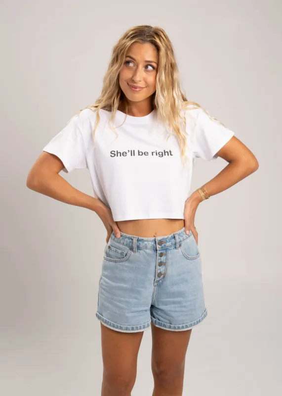 She'll Be Right Crop sold by Dr. Moose