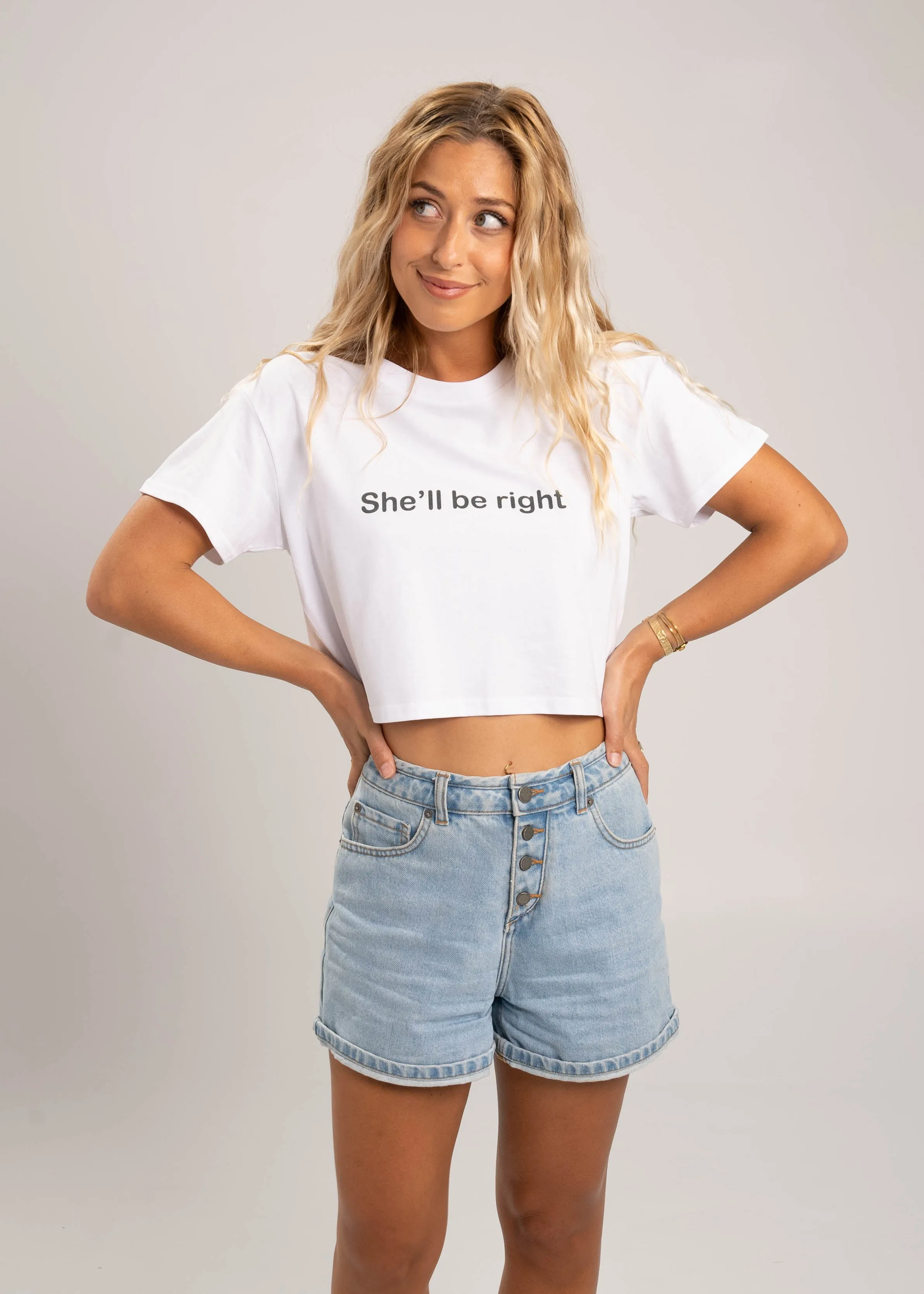 She'll Be Right Crop sold by Dr. Moose