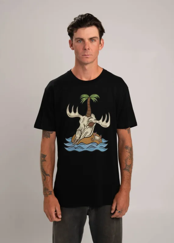 Moose Skull Island T-Shirt sold by Dr. Moose