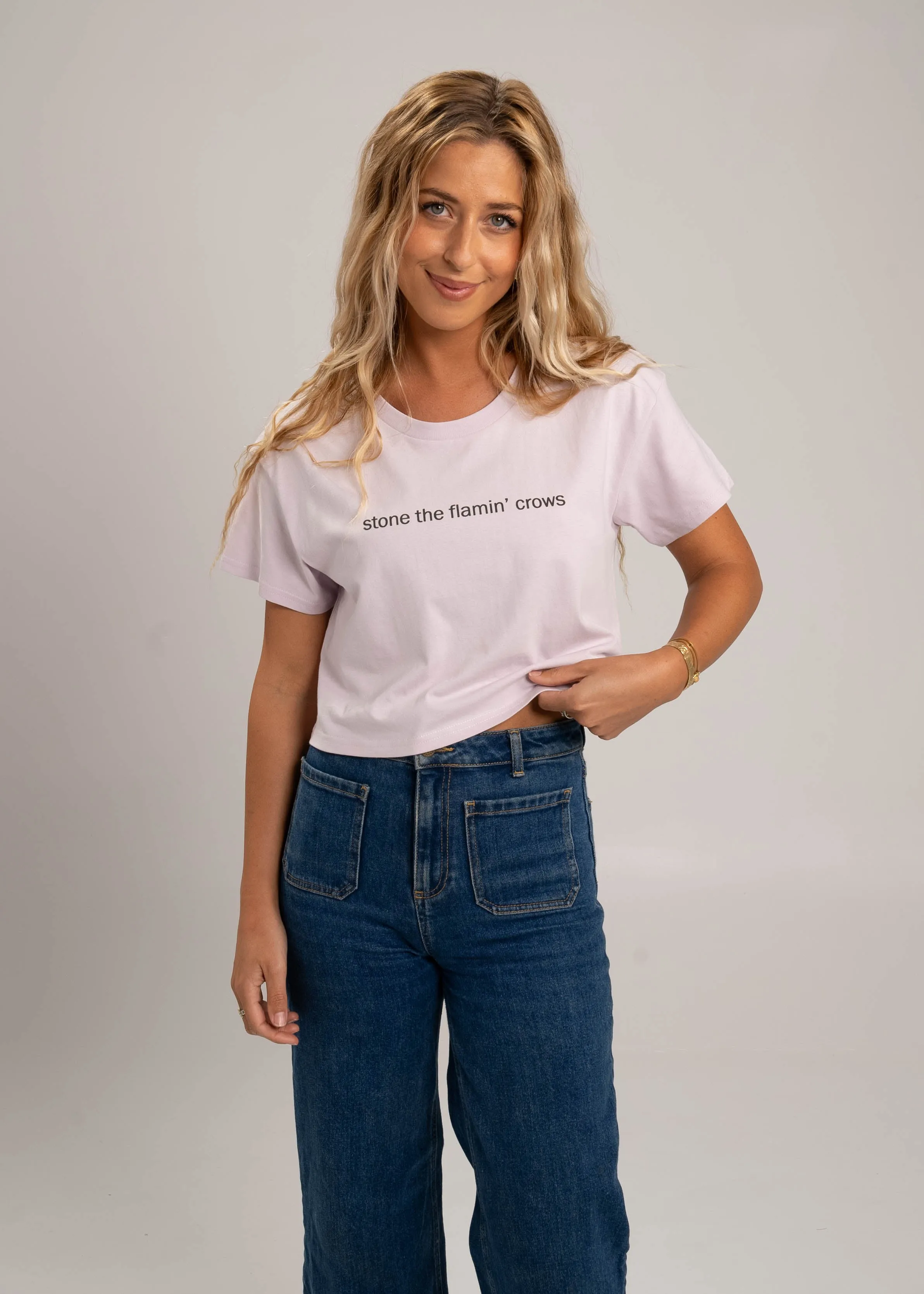 Stone The Flamin' Crows Crop sold by Dr. Moose product image thumbnail 2