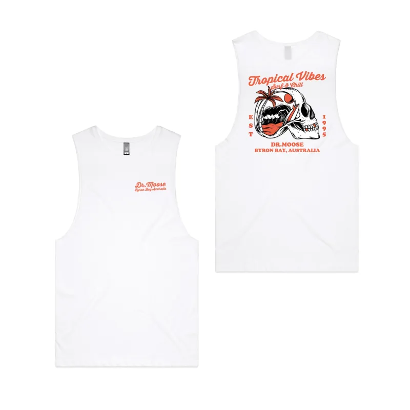 Tropical Vibes Muscle Tee sold by Dr. Moose