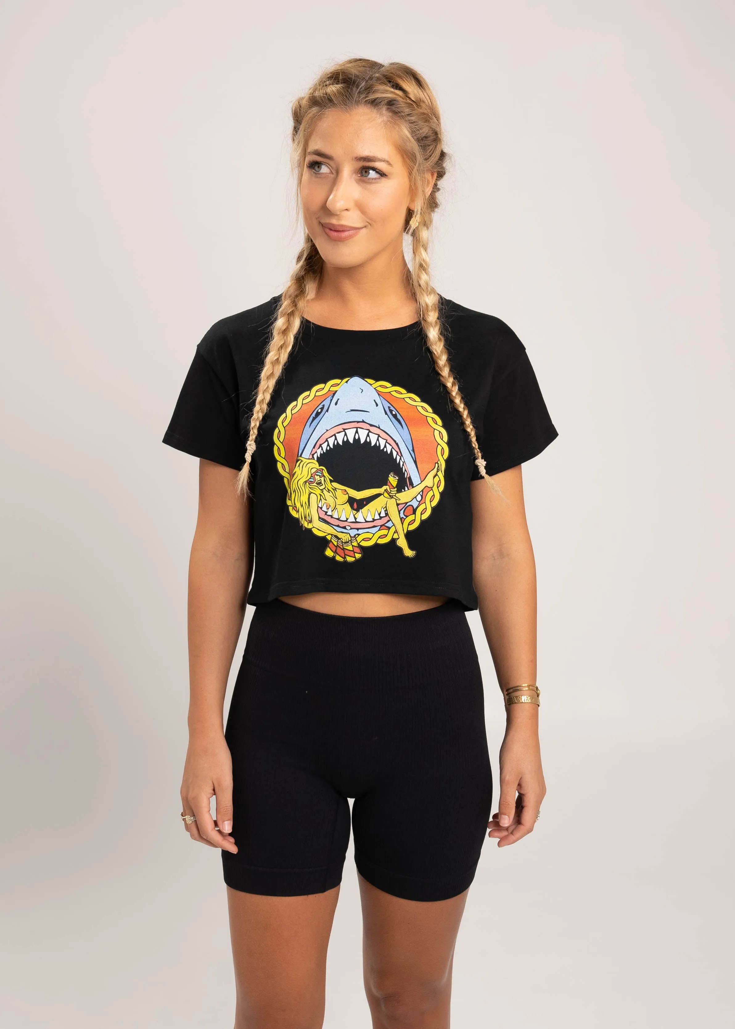 Shark Girl Crop sold by Dr. Moose product image thumbnail 2