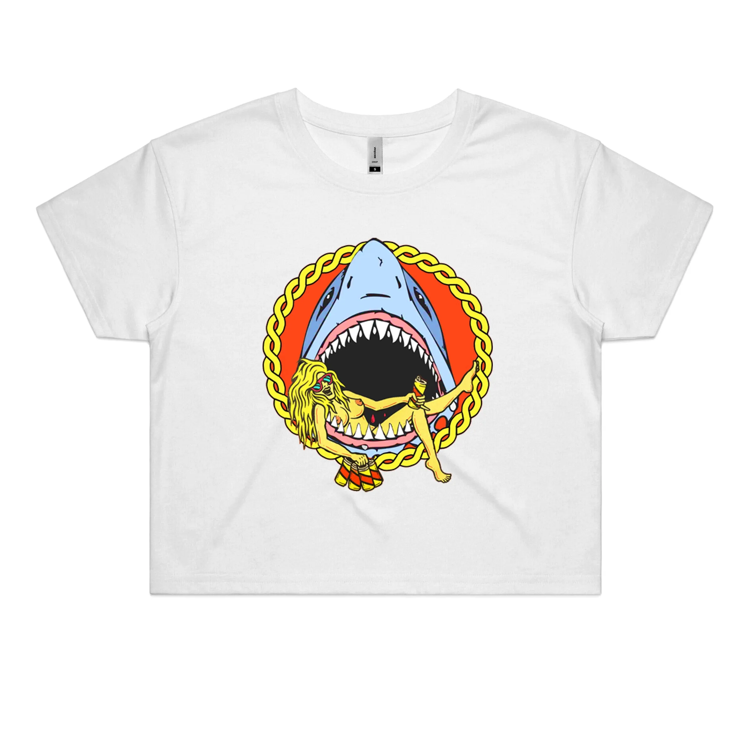 Shark Girl Crop sold by Dr. Moose product image thumbnail 5