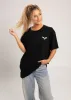 Dr.Moose Mini Antler Pocket Black T-Shirt sold by Dr. Moose