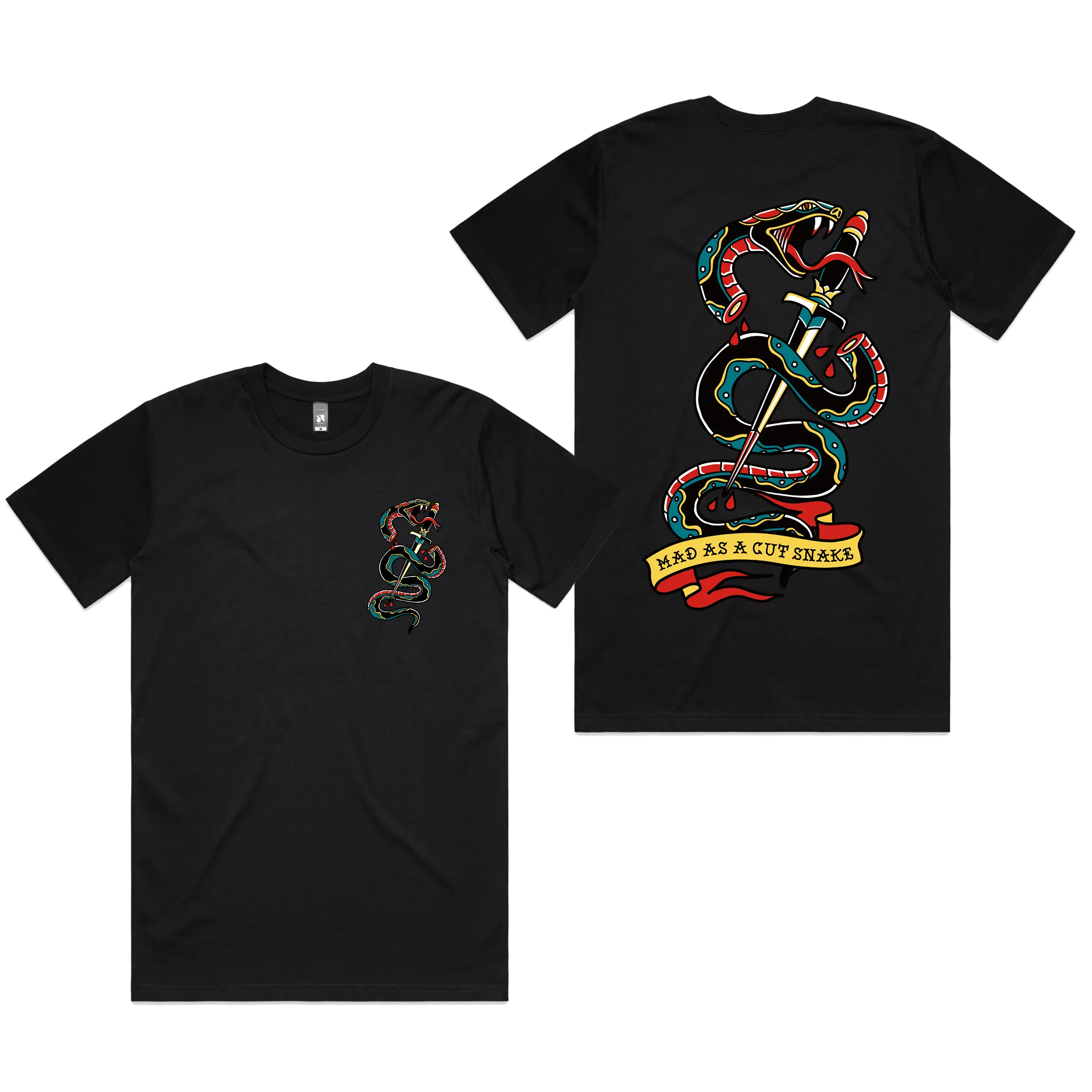 Mad as a Cut Snake T-Shirt sold by Dr. Moose product image thumbnail 5