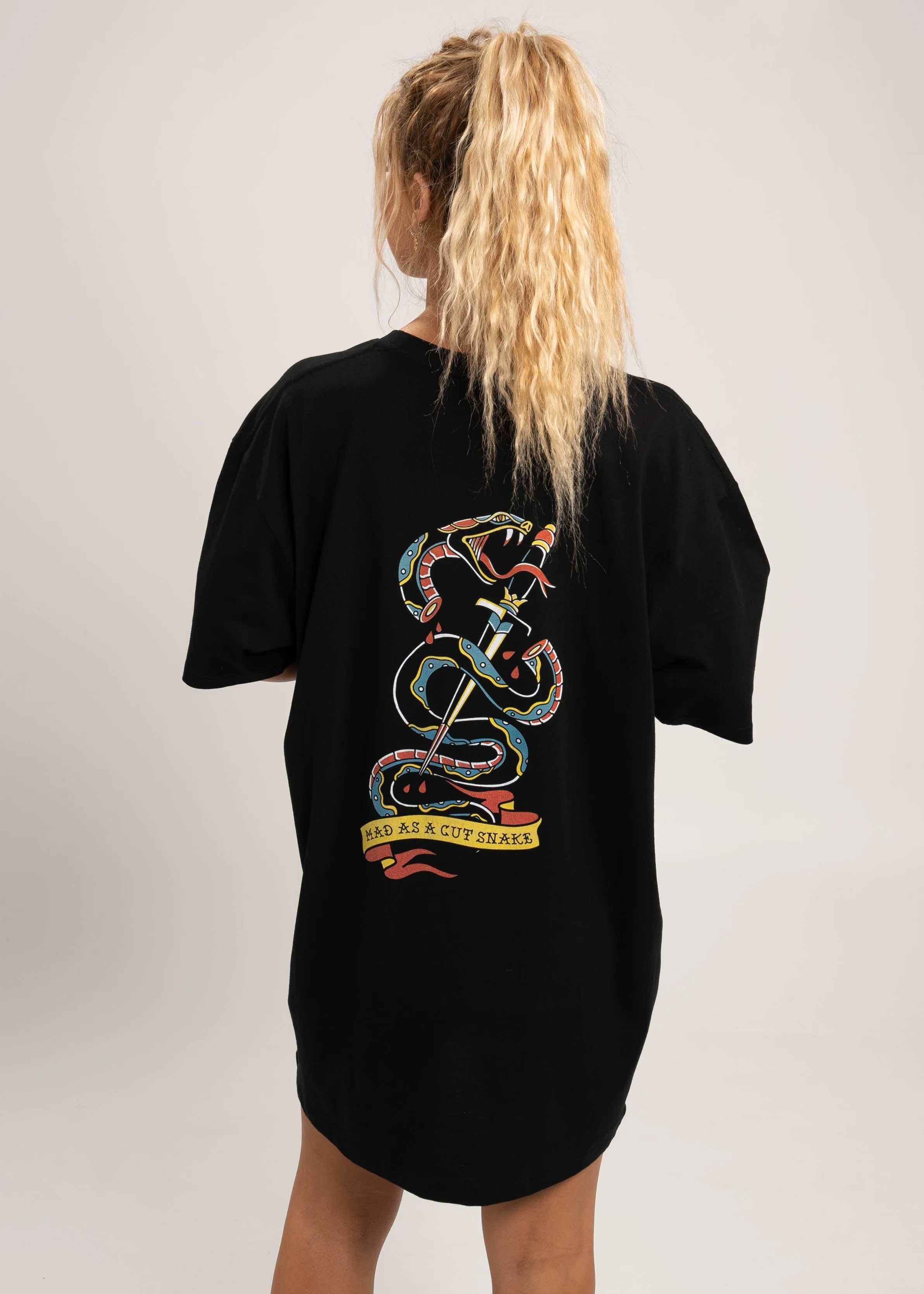 Mad as a Cut Snake T-Shirt sold by Dr. Moose product image thumbnail 4
