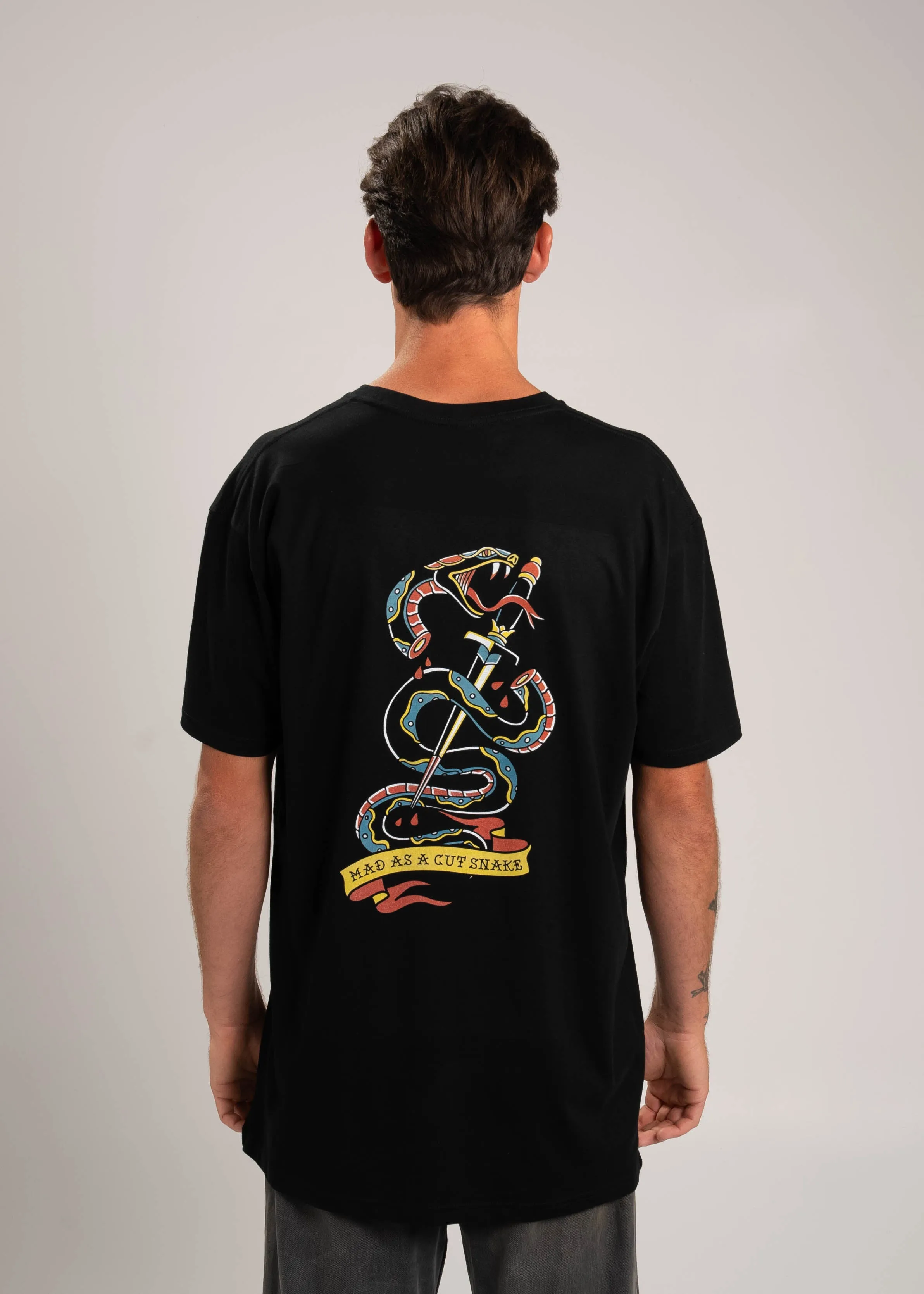 Mad as a Cut Snake T-Shirt sold by Dr. Moose