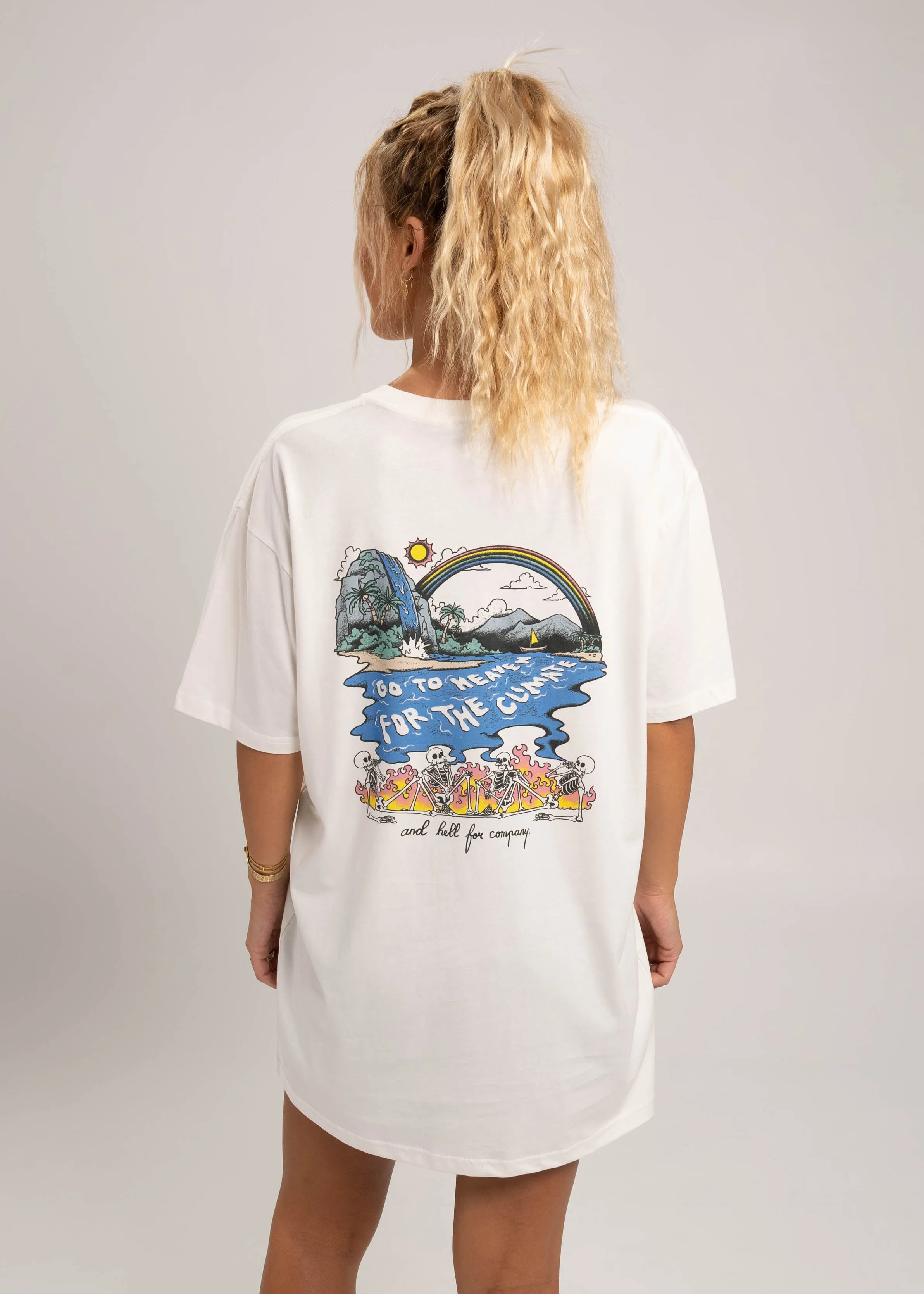 Heaven Hell T-Shirt sold by Dr. Moose product image thumbnail 3