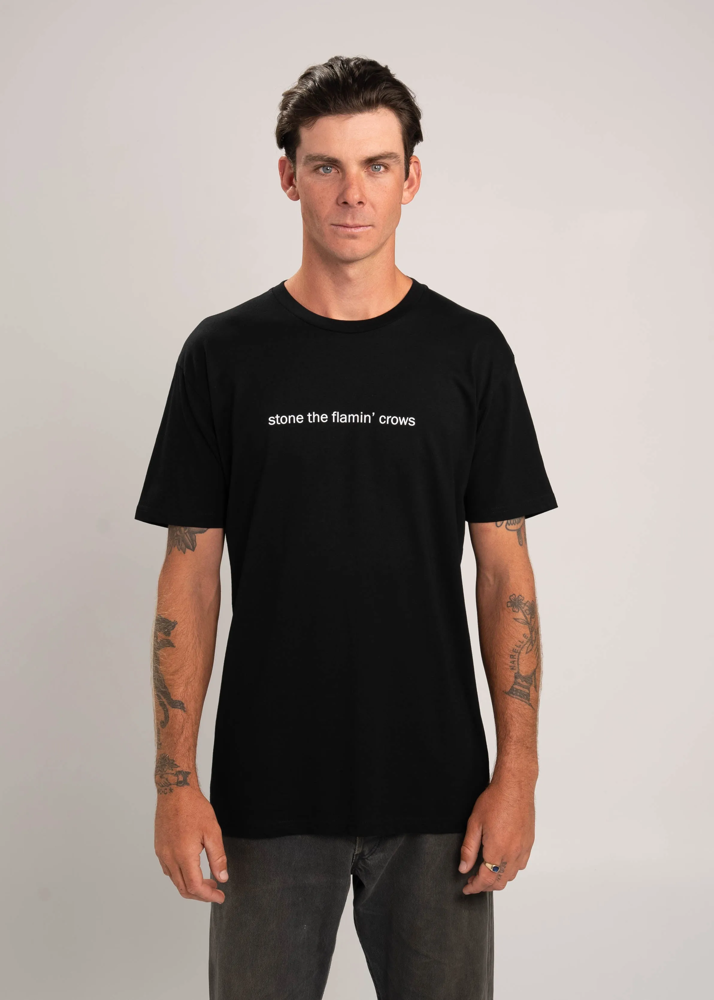 Stone The Flamin' Crows T-Shirt sold by Dr. Moose