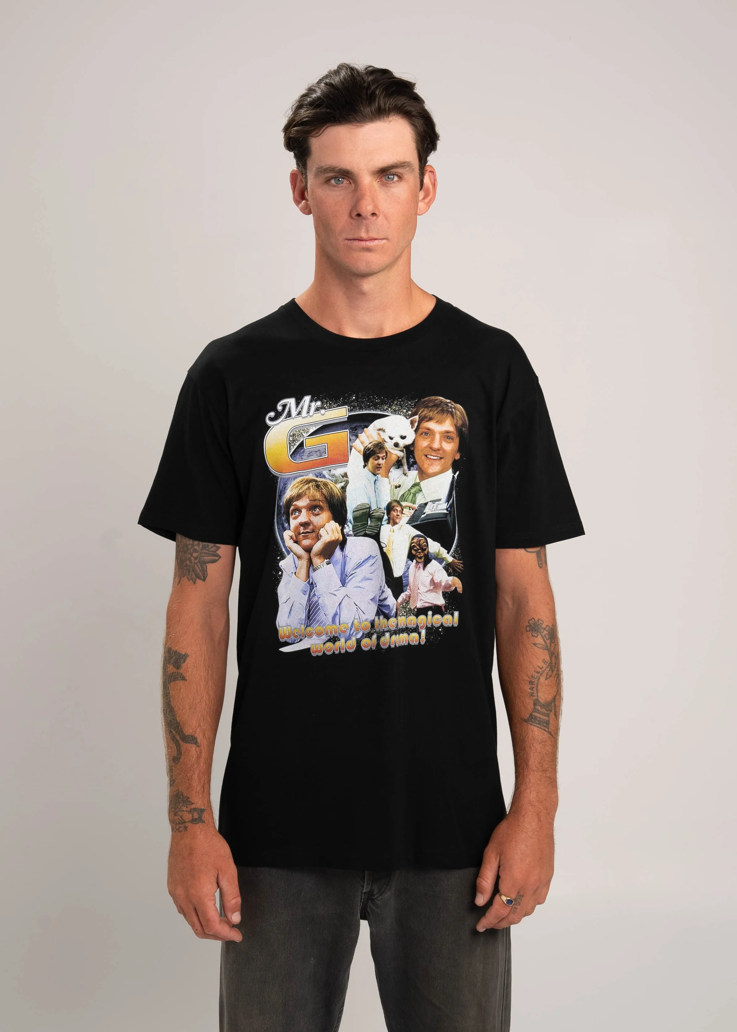 Mr. G 90's Bootleg Rap T-Shirt sold by Dr. Moose product image thumbnail 2