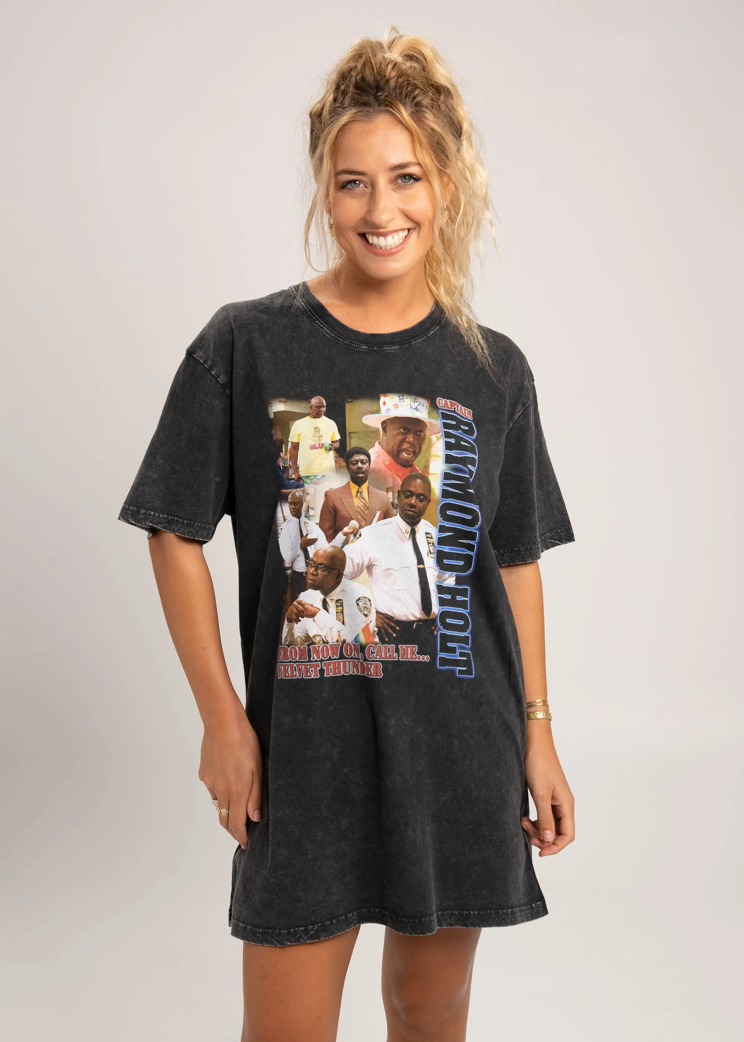 Raymond Holt 90's Bootleg Rap T-Shirt sold by Dr. Moose product image thumbnail 3