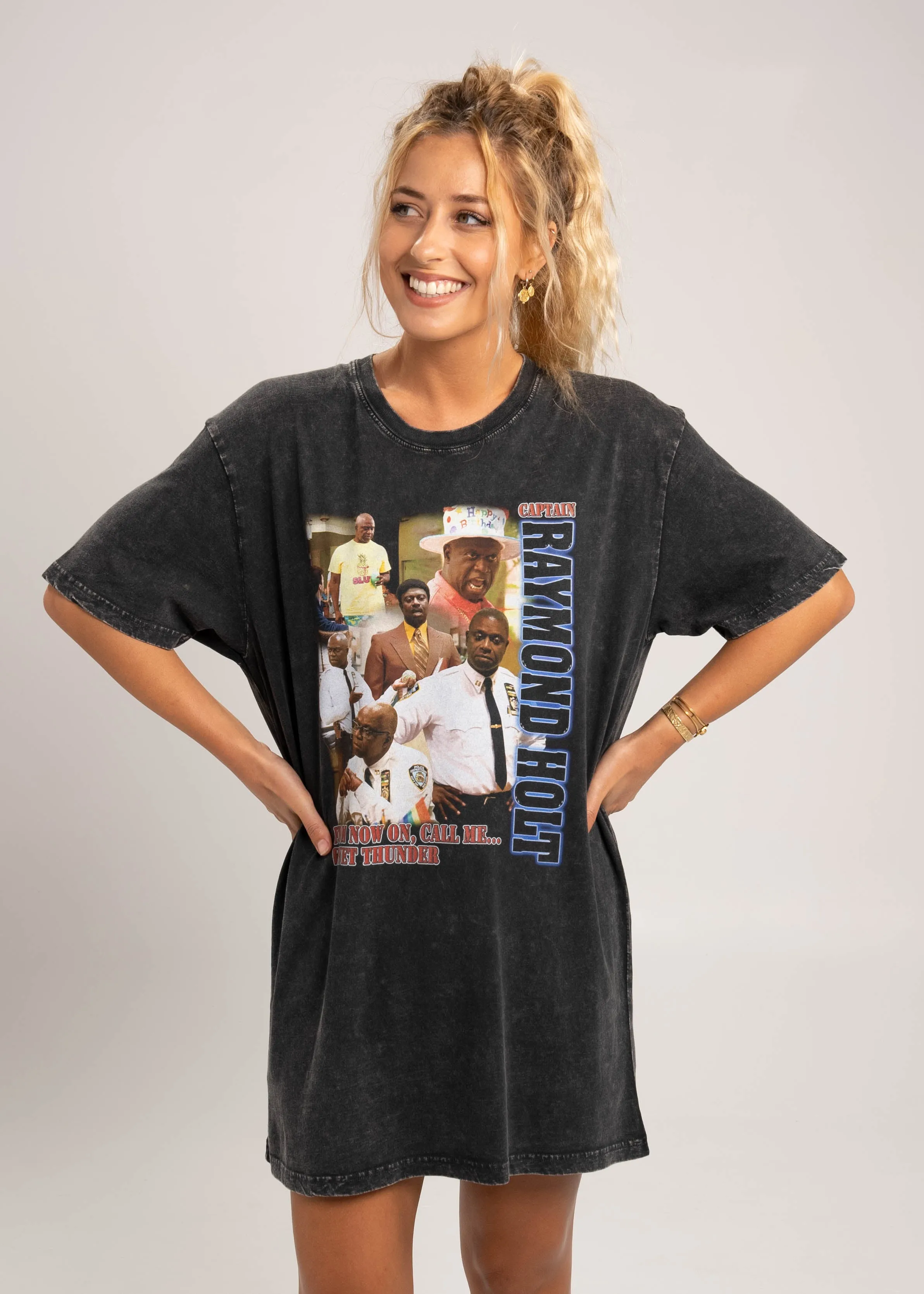 Raymond Holt 90's Bootleg Rap T-Shirt sold by Dr. Moose product image thumbnail 4