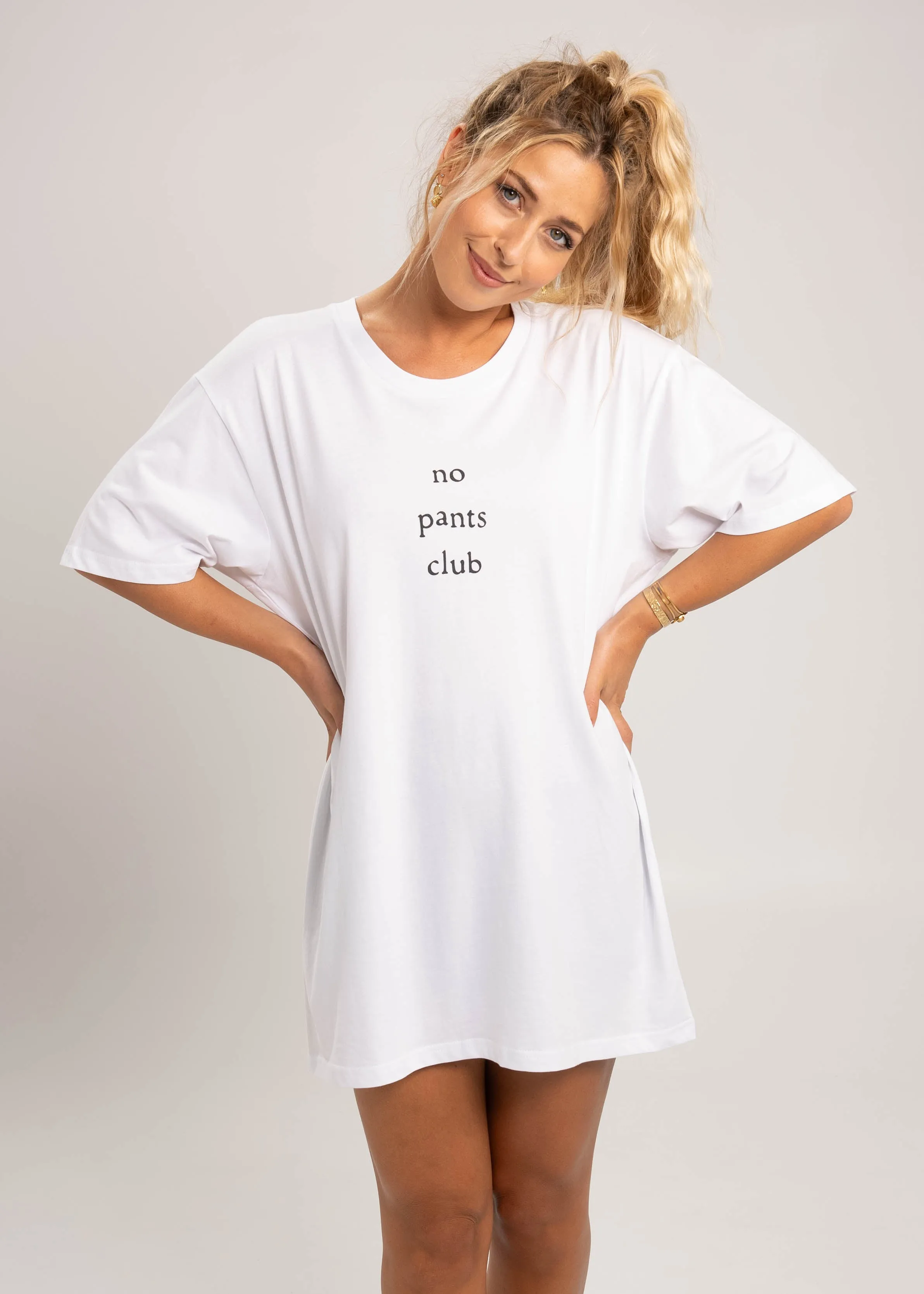 No Pants Club Small Print T-Shirt sold by Dr. Moose