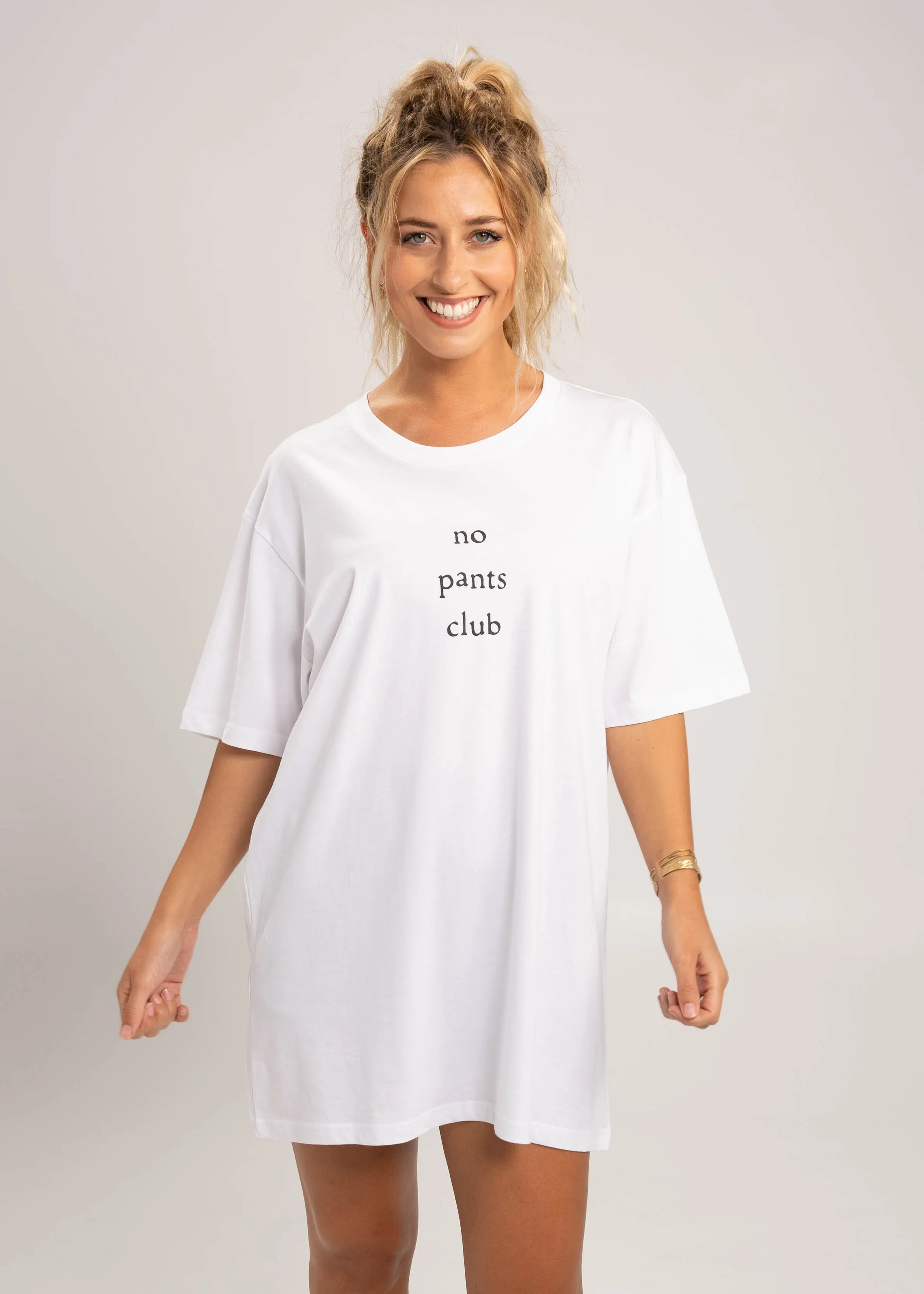 No Pants Club Small Print T-Shirt sold by Dr. Moose product image thumbnail 2