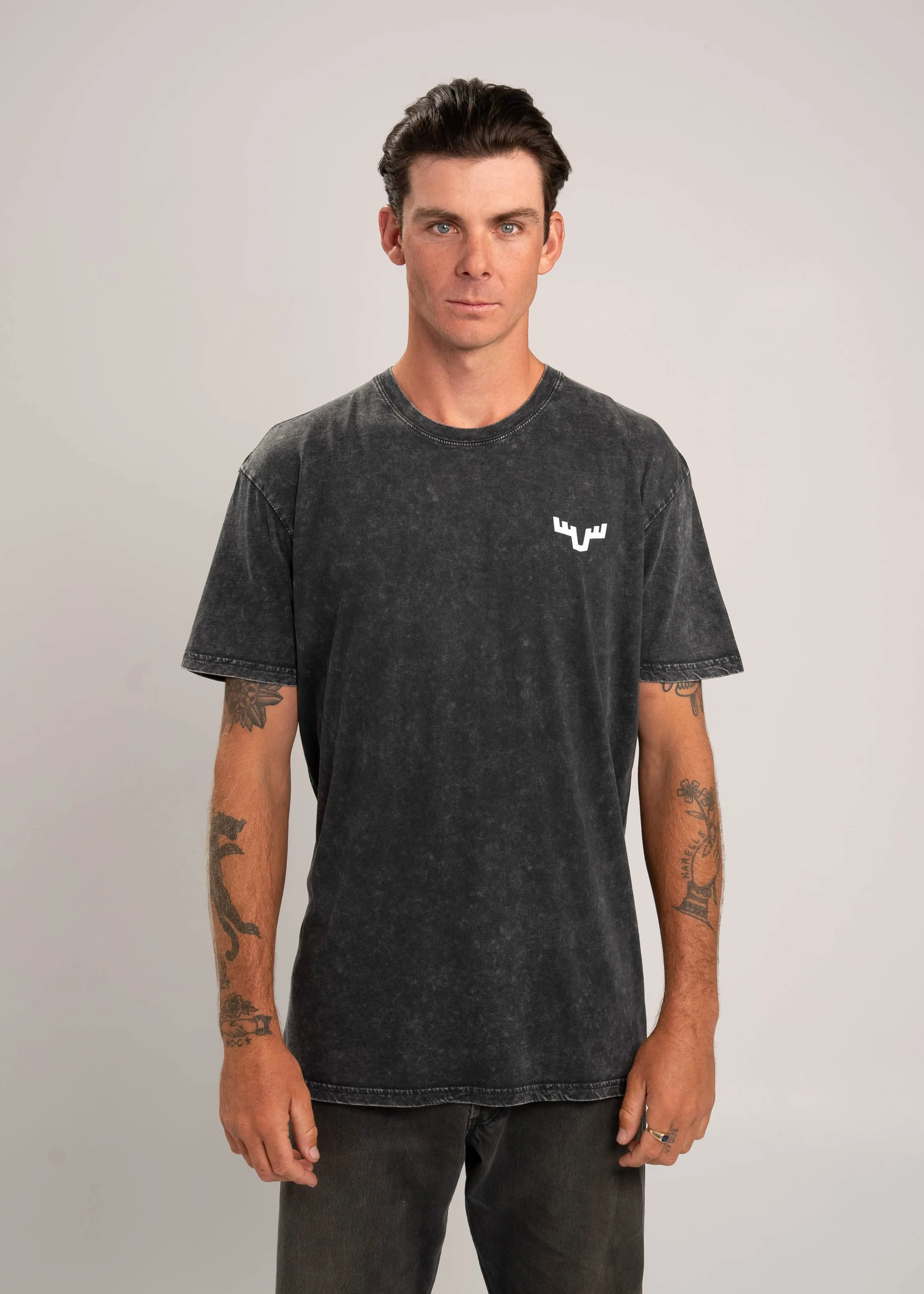 Dr.Moose Mini Antler Pocket Stonewash T-Shirt sold by Dr. Moose product image thumbnail 2