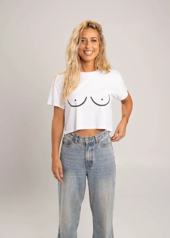 Boob Sketch Crop sold by Dr. Moose