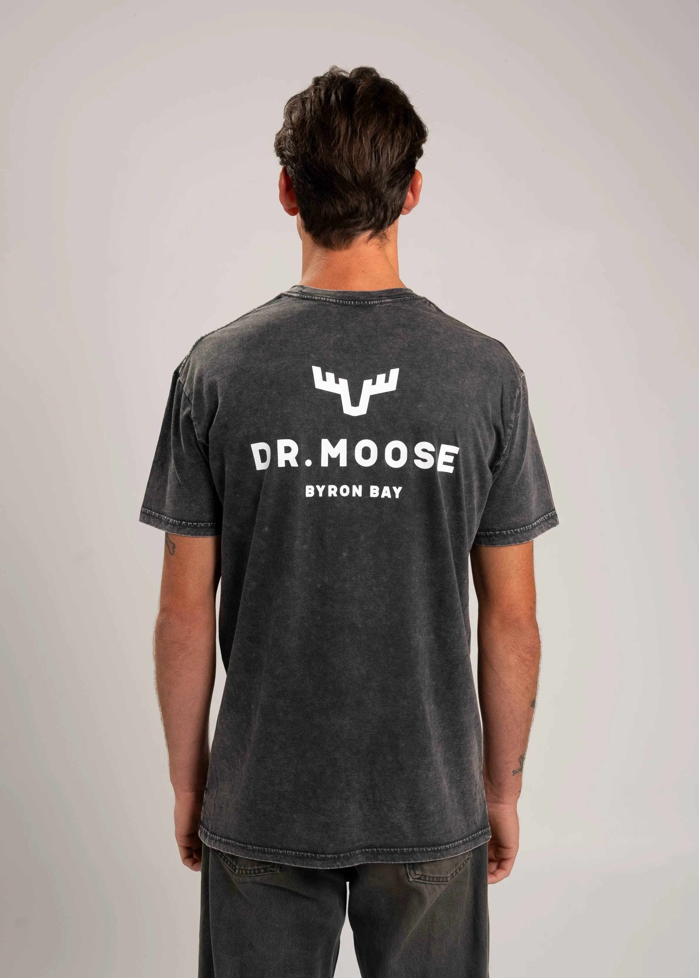 Dr. Moose Antlers Stonewash T-Shirt sold by Dr. Moose product image thumbnail 2