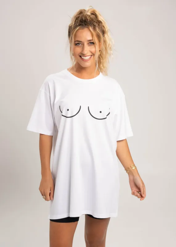 Boobs Sketch T-Shirt sold by Dr. Moose